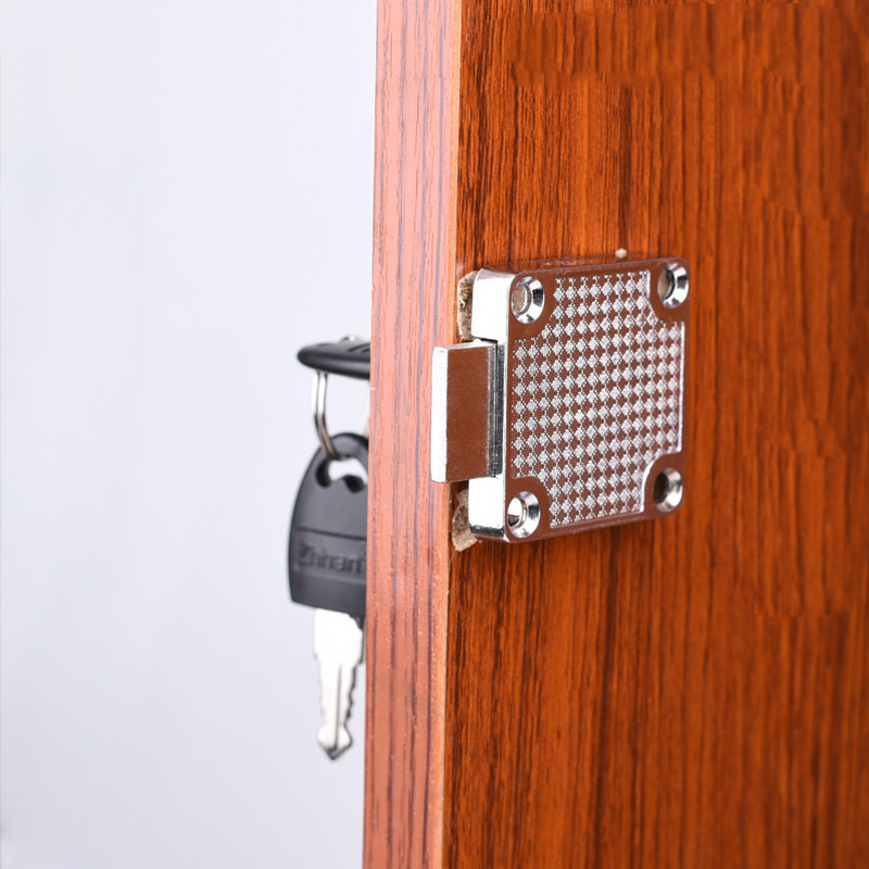 Office Furniture Hardware - 1 szt. Zamek do szuflady biurkowej,