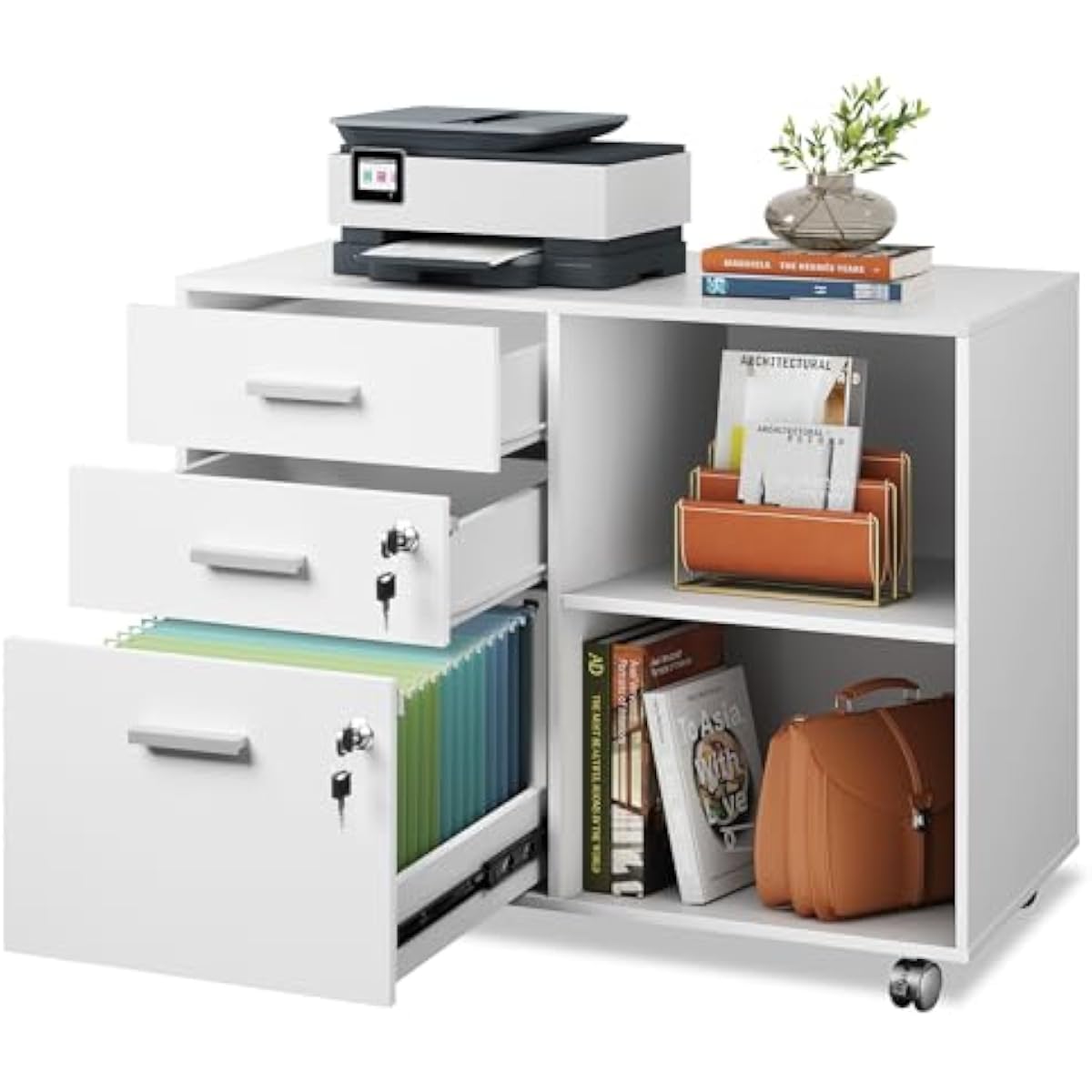File Cabinet Lateral - Szafka na dokumenty z trzema szufladami,
