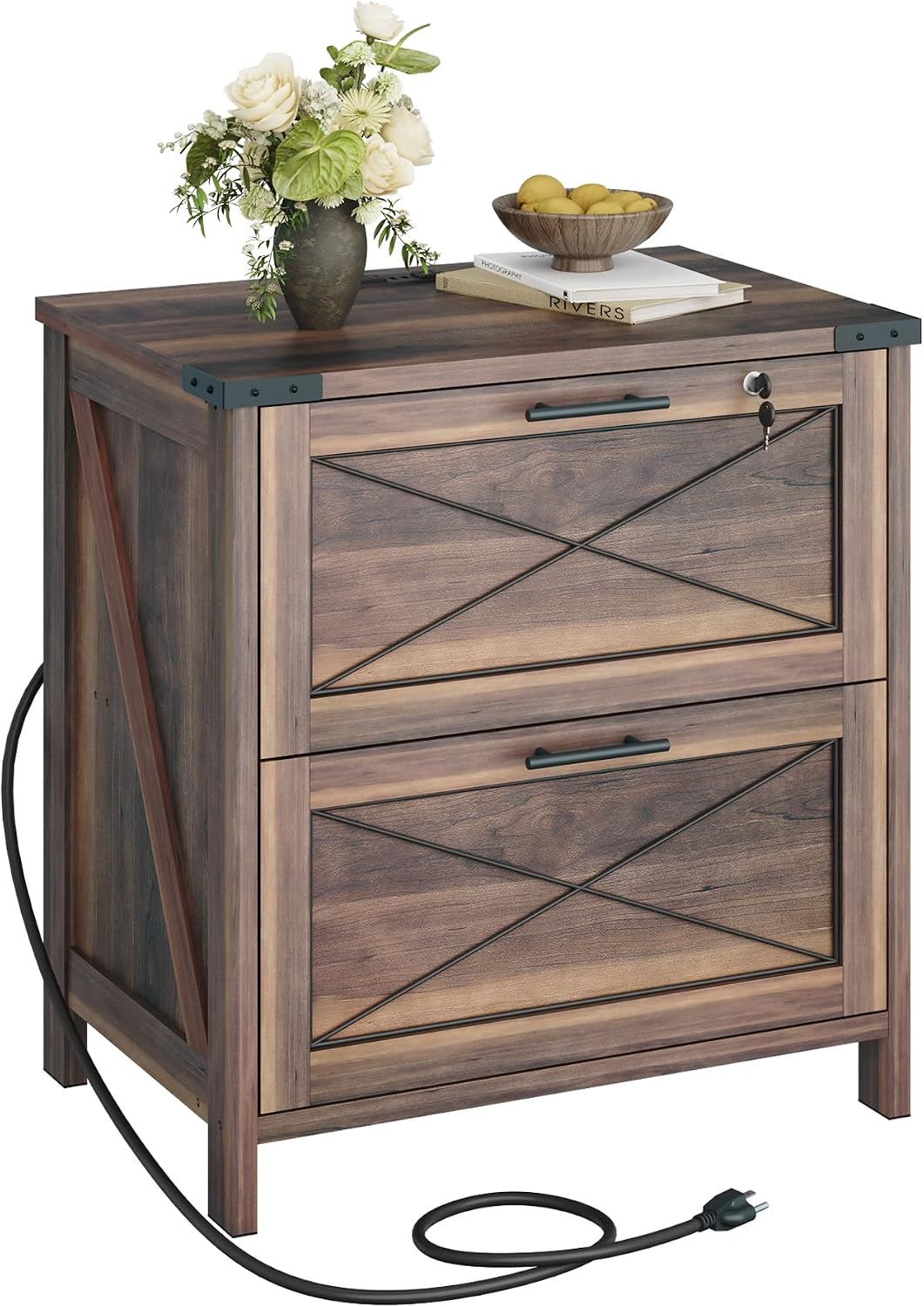 File Cabinet Lateral - Drewniana szafka na dokumenty z 2