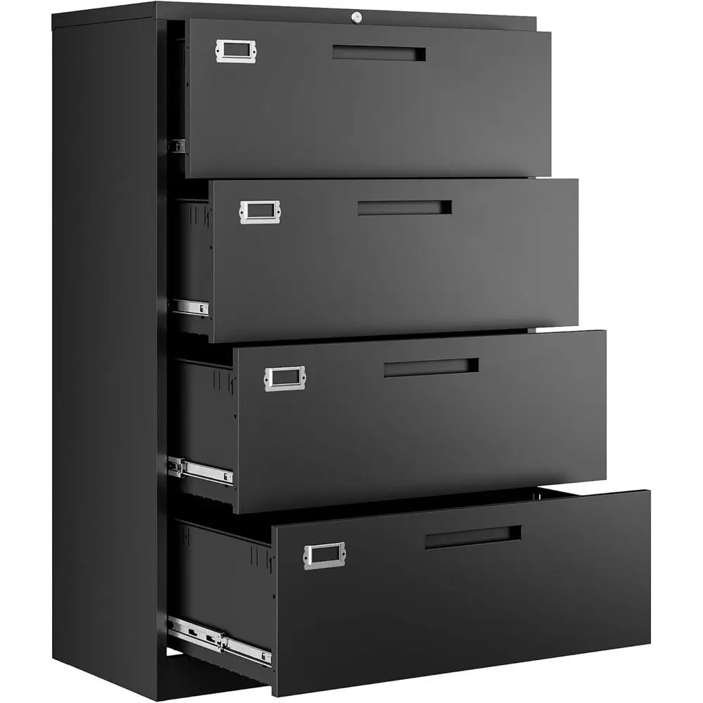 File Cabinet Lateral - Metalowa szafka na dokumenty z zamkiem,