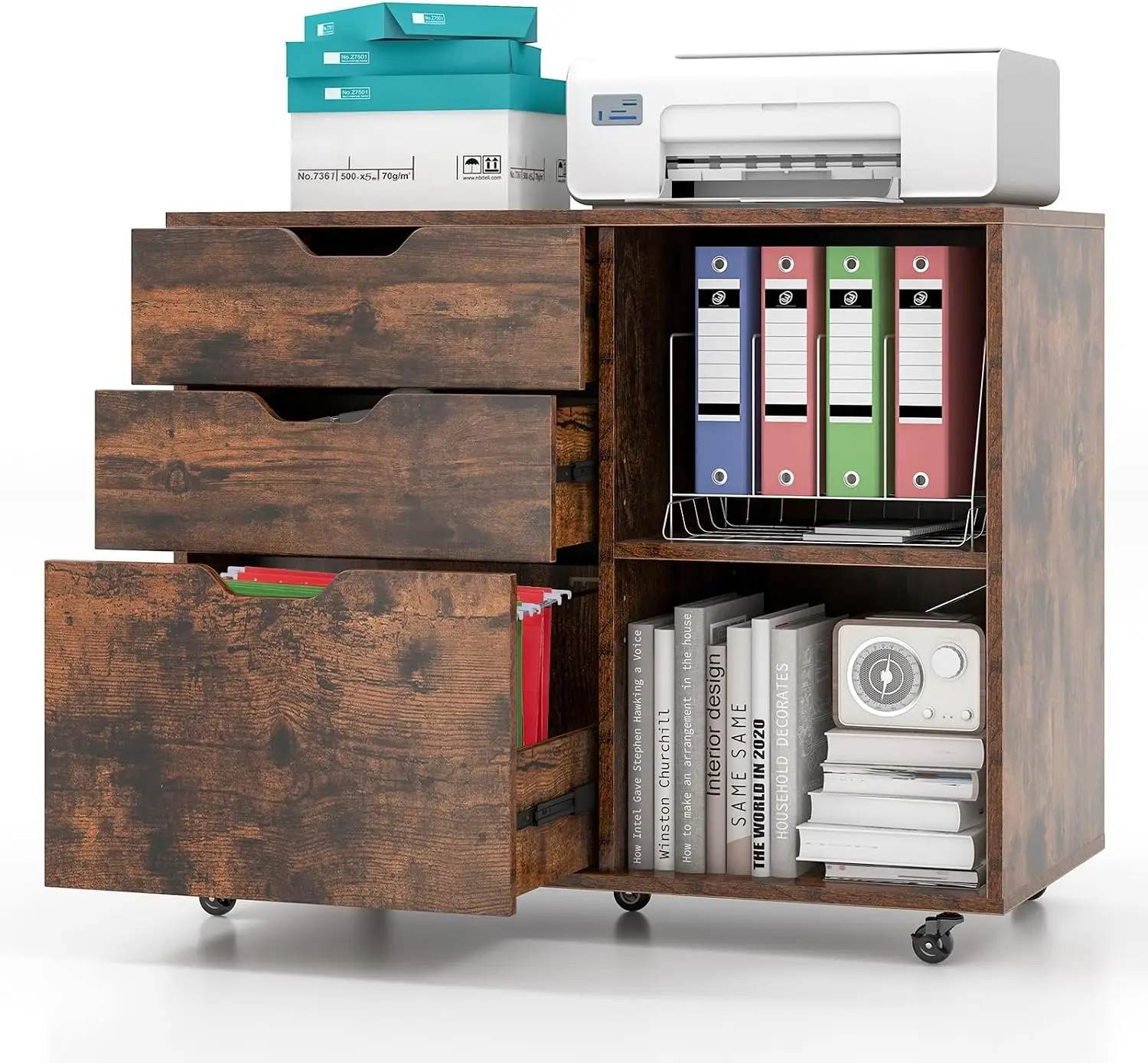 File Cabinet Lateral - Szafka na dokumenty z 3 szufladami,