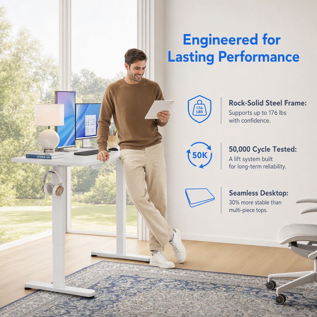 Elektryczne biurko z regulacją – Office Furniture Group recenzja i cena