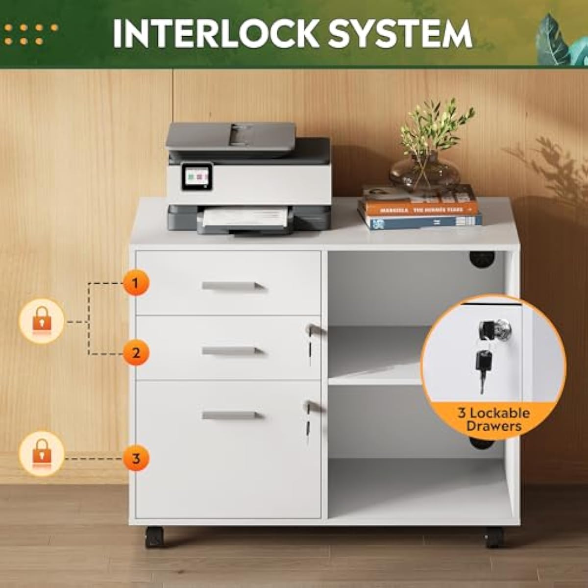 Szafka na dokumenty z trzema s – File Cabinet Lateral recenzja i cena