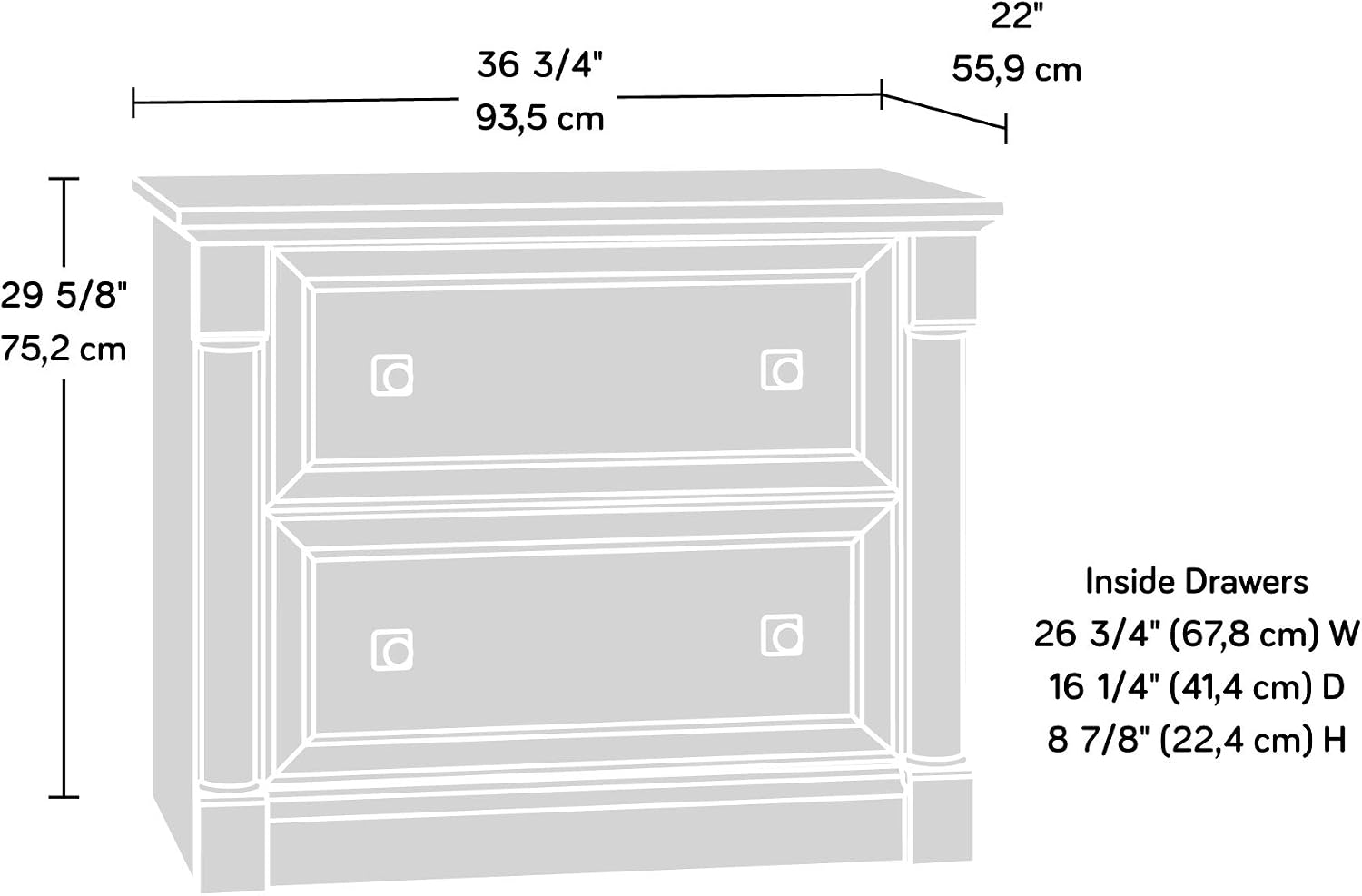 Szafka na dokumenty Palladia z – File Cabinet Lateral recenzja i cena