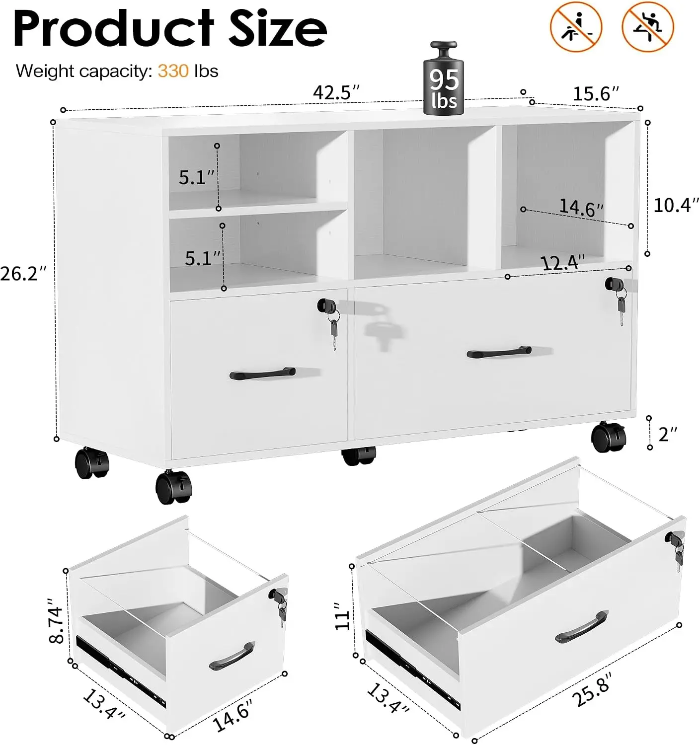 Mobilna szafka na dokumenty z  – File Cabinet Lateral recenzja i cena