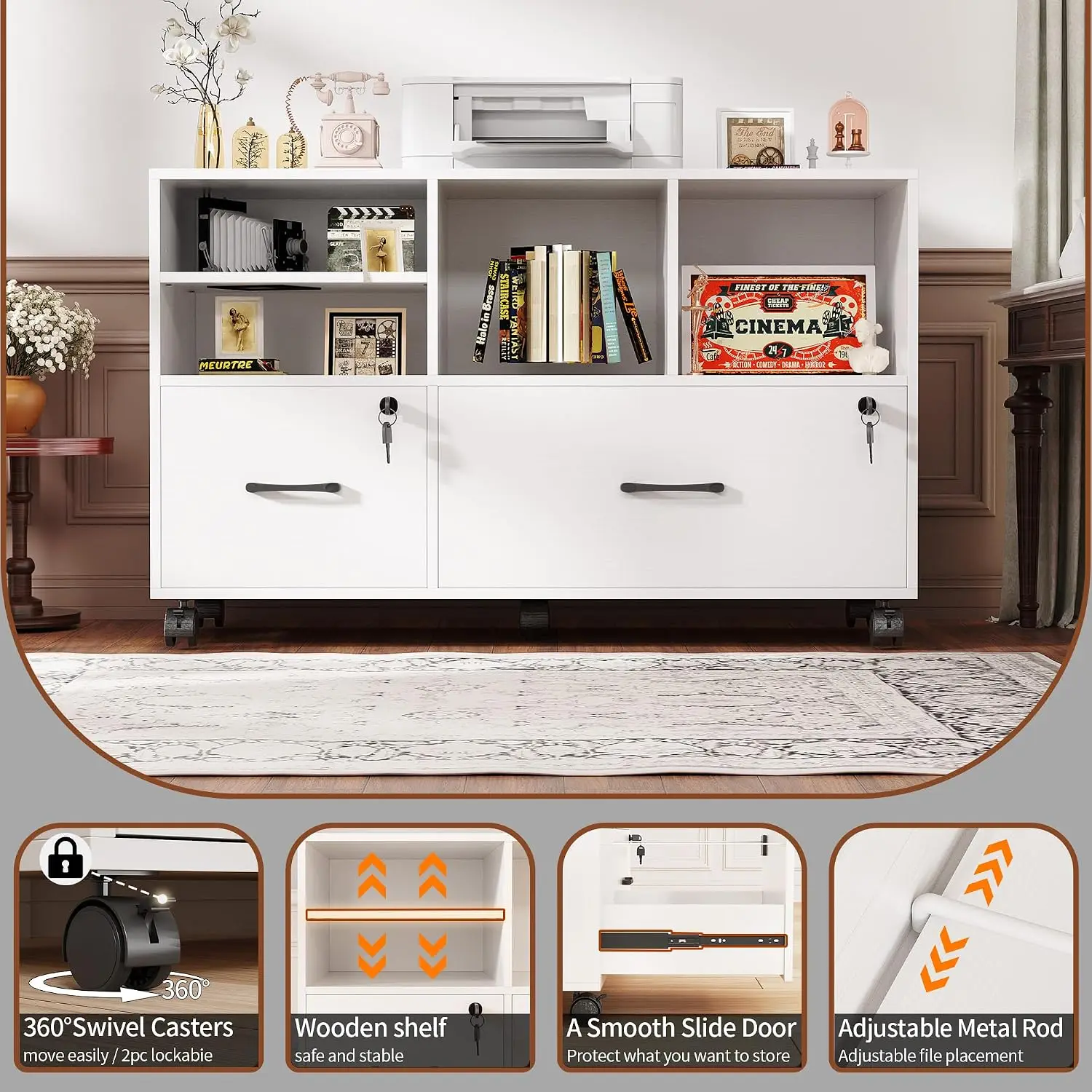 Mobilna szafka na dokumenty z  – File Cabinet Lateral recenzja i cena