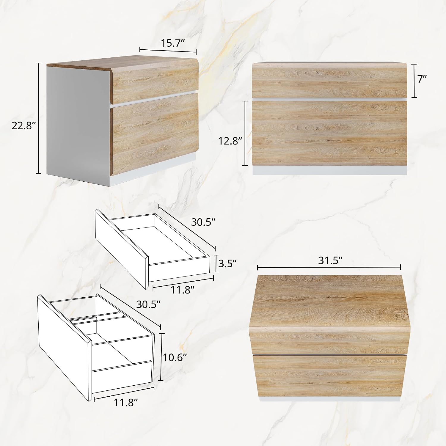 Szafka na dokumenty z 2 szufla – File Cabinet Lateral recenzja i cena