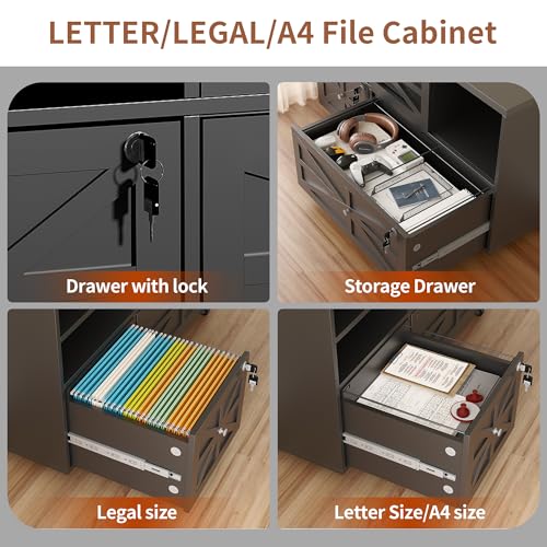 Szafka na dokumenty w stylu ru – File Cabinet Lateral recenzja i cena