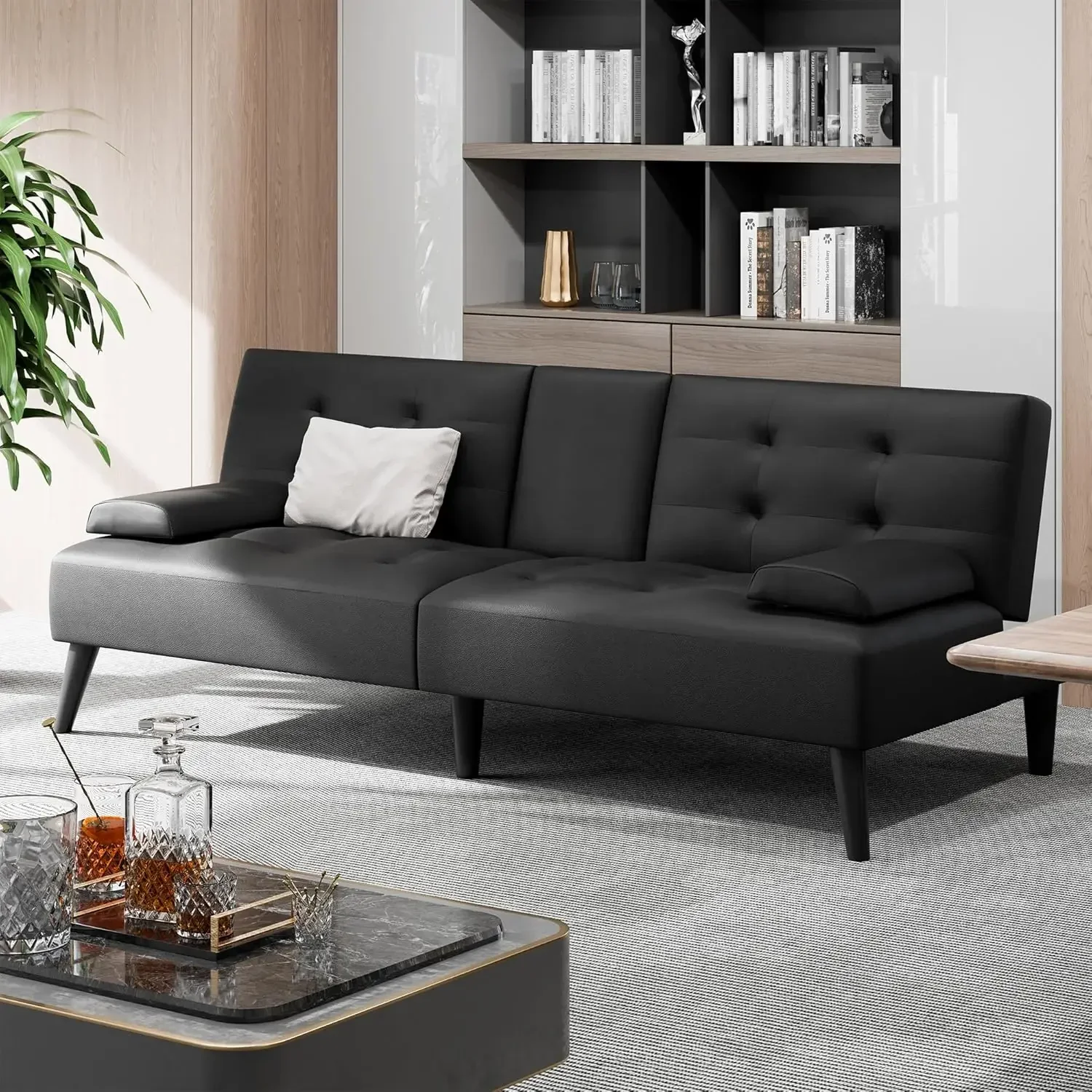 Sofa futon, skórzana rozkładan – Office Furniture Removal recenzja i cena