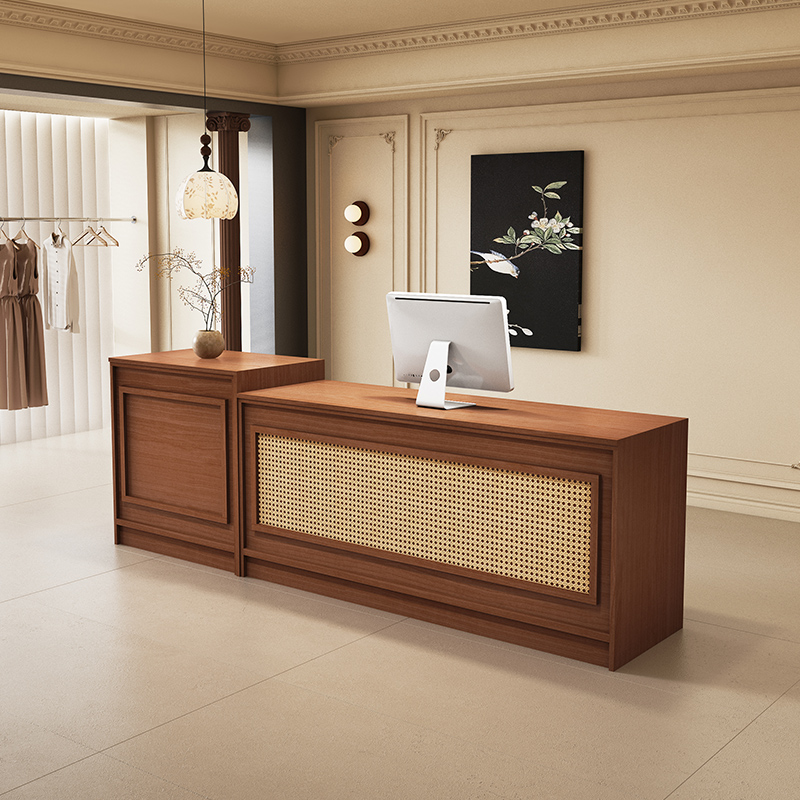 Lada Recepcyjna Logo Brązowa E – Office Furniture Logo recenzja i cena